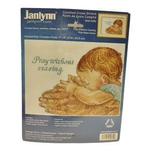 Embroidery Kit Janlynn Pray Without Ceasing